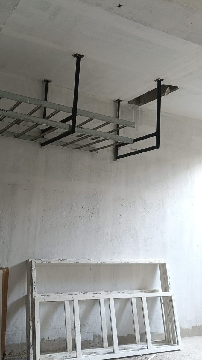 Cable tray installation — KV Electro Tech Bangalore